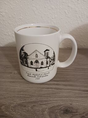 Pisgah Methodist Church In Kernersville, NC 1914/ 1988 8 oz Coffee Mug
